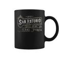 San Antonio Tx Vintage Victorian Style Home City Distressed Coffee Mug