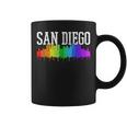 San Diego Skyline Rainbow Gay Pride Month California Coffee Mug