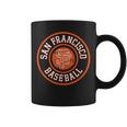 San Francisco Baseball Vintage Cali Sf Baseball Badge Coffee Mug