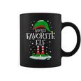 Santa's Favorite Elf Christmas Family Matching Xmas Coffee Mug