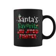 Santa's Favorite Jiu Jitsu Fighter Christmas Costumes Elf Coffee Mug
