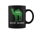 Saudi Arabia Flag Camel Saudi Arabian Travel Coffee Mug