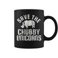 Save The Chubby Unicorns Rhino Rhinoceros Women Coffee Mug