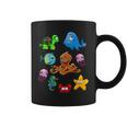 Sea Animals Whale Octopus Starfish Crab For Toddlers Coffee Mug