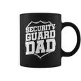 Security Guard Dad Purple Line Watchman Security Officer Coffee Mug