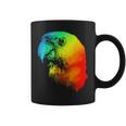 Senegal Parrot Colorful Rainbow Retro Coffee Mug