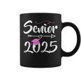 Senior 2025 Pink Tassel Class Of 2025 Graduate Graduation Coffee Mug