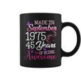 September 1975 September 45Th Birthday Coffee Mug