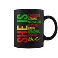 She Is Me Confident Strong Motivated Black History Month Coffee Mug