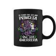 Si Tengo Que Ser Una Princesa Que Sea Guerrera 8 Marzo Camiseta Taza de café