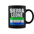 Sierra Leone Flag Map Emblem Coffee Mug