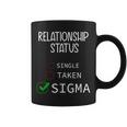 Single Taken Sigma Valentine's Day 2024 Coffee Mug