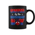 Sister Of The Birthday Boy Spider Family Matching Coffee Mug
