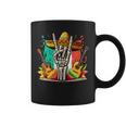 Skeleton Hand Sombrero Cinco De Mayo Music Lover Band Guitar Coffee Mug