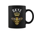 Skye Name Skye Birthday Queen Crown Bee Skye Coffee Mug