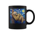 Sloth Van Gogh Style Starry Night Coffee Mug