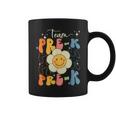 Smile Face First Day Of Team Prek Back To School Groovy Coffee Mug