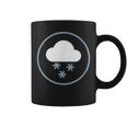 Snow Snowstorm Storm Snowflake Winter Blizzard Weather Icon Coffee Mug