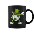 Soccer Boy St Paddys Day Leprechaun Hat Dabbing Soccer Ball Coffee Mug