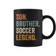 Soccer For Boys 8-12 Retro Son Brother Soccer Coffee Mug