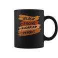 Social Worker Month Black Social Worker Coffee Mug