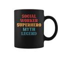 Social Worker Superhero Social Work Graphic Coffee Mug