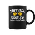 Softball Brother I'm Just Here For The Snacks Retro Softball Coffee Mug