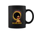 Solar Eclipse 2024 Duck Wearing Solar Eclipse Glasses Coffee Mug