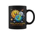 Solar Eclipse April 8 2024 Cute Earth Sun Moon Selfie Space Coffee Mug