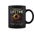 Solar Eclipse Astronomy Twice In Lifetime 2024 Solar Eclipse Coffee Mug