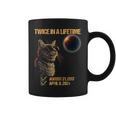 Solar Eclipse Cat Twice In Lifetime 2024 Solar Eclipse Coffee Mug