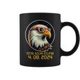 Solar Eclipsetwice In Lifetime 2024 Solar Eclipse Bald Eagle Coffee Mug