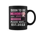 Soon To Be Mommy Again Est 2023 Baby Shower Girl Loading Coffee Mug