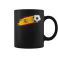 Spain Soccer Ball Spain Flag Jersey Spanish Football Fan Coffee Mug