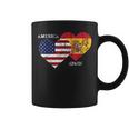 Spain Usa Flag HeartFor Spanish Americans Coffee Mug