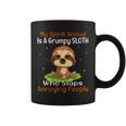 My Spirit Animal Is A Grumpy Sloth Cute Sloth Coffee Mug