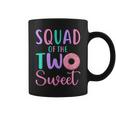 Squad Of The Two Sweet Team 2Nd Birthday Girl Donut Party Coffee Mug