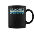 St Moritz Ski Illustration Retro Vintage St Moritz Tassen