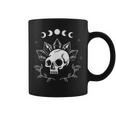 Stars Skull Pagan Gothic Crystals Wiccan Witch Moon Occult Coffee Mug