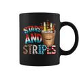 Stars And Stripes Beer Drinking 4Th Of July Independence Day Coffee Mug