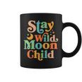 Stay Wild Moon Child Hippie Retro 60S 70S Groovy Coffee Mug