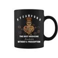 Steampunk Skull Heart Gears Distressed Science Retro Coffee Mug