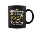 Stepping Into My 28Th Birthday Like A Boss Bday Women Coffee Mug