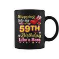 Stepping Into My 59Th Birthday Like A Boss 59 Year Old Queen Coffee Mug