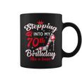 Stepping Into My 70Th Birthday Like A Boss 70 Years Old Coffee Mug