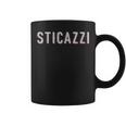 Sticazzi Pixel Glitch Phrase Saying Ironic Written Coffee Mug