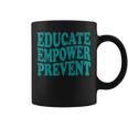 Stop The Violence Sexual Assault Awareness Groovy Educate Coffee Mug