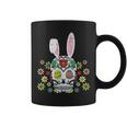 Sugar Skull Happy Easter Bunny Ears Cute Coffee Mug