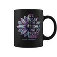 Suicide Prevention Awareness Teal Ribbon And Sunflower Coffee Mug