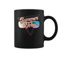 Summer Time Retro 80S Palm Trees Beach Scene In Sunglasses Coffee Mug